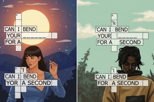 Can I Bend Your ___ for a Second: Fun Word Puzzle Explained 4 Can I Bend Your ___ for a Second